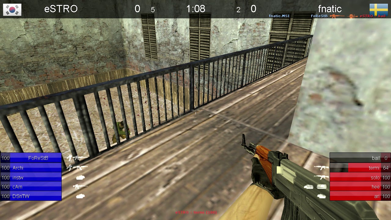 [ HLTV ] fnatic vs eSTRO (WEM 2008) @1MAP