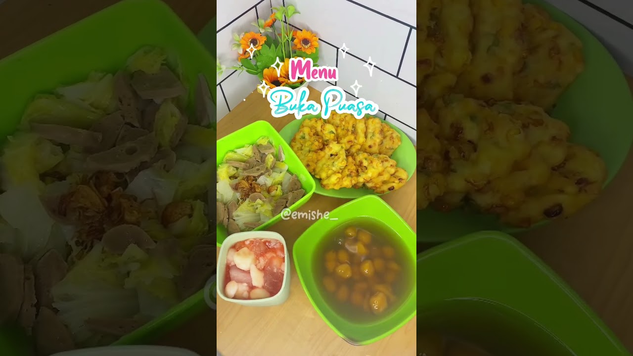 Ide menu buka puasa sederhana #1  