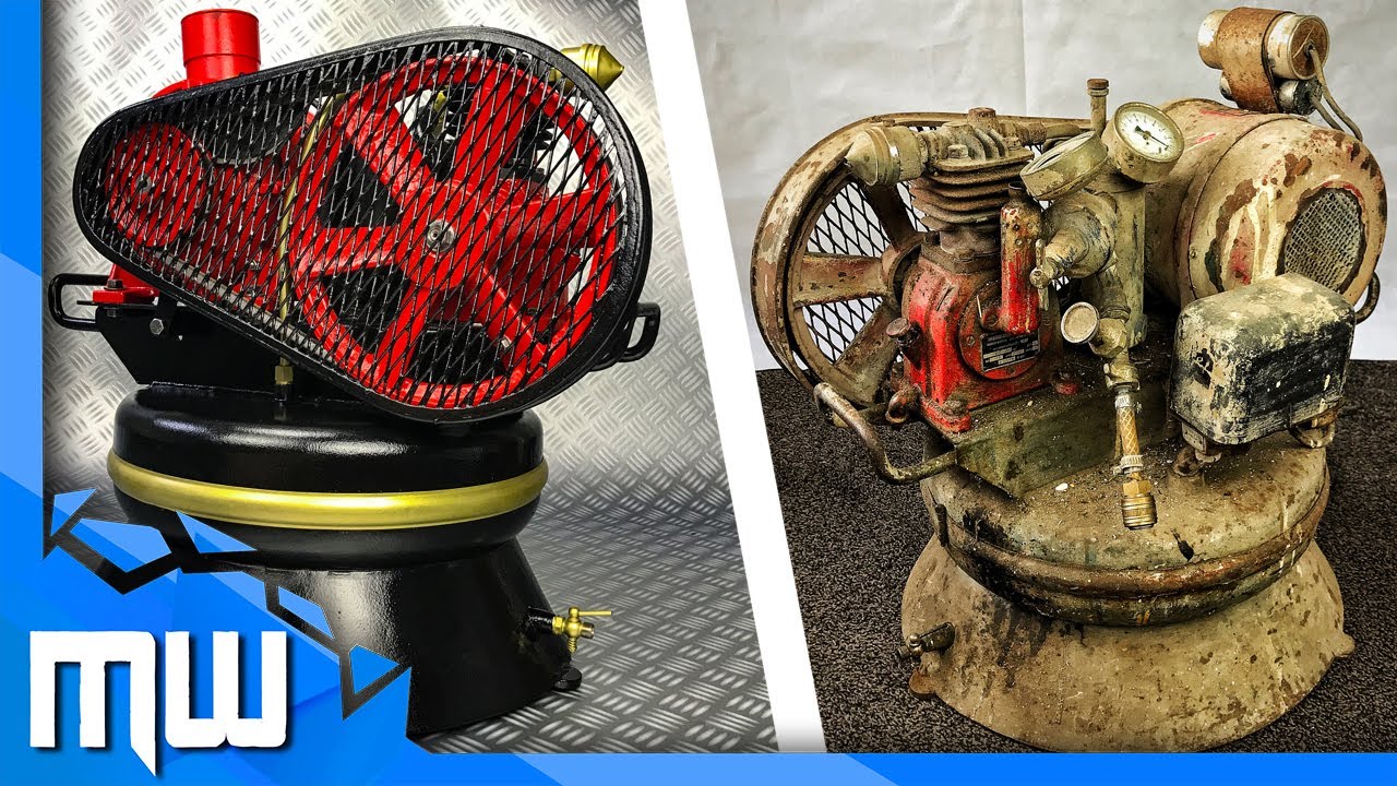 Vintage Air Compressor Restoration 1950 German 🔷 Extremly Rusty and Dirty 🔧