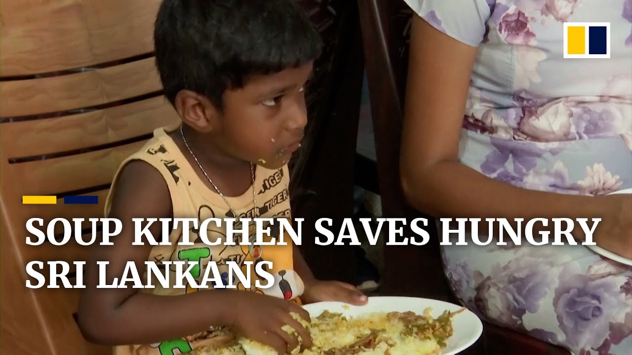 ‘Come and eat’: Sri Lanka soup kitchen opens its doors to the hungry