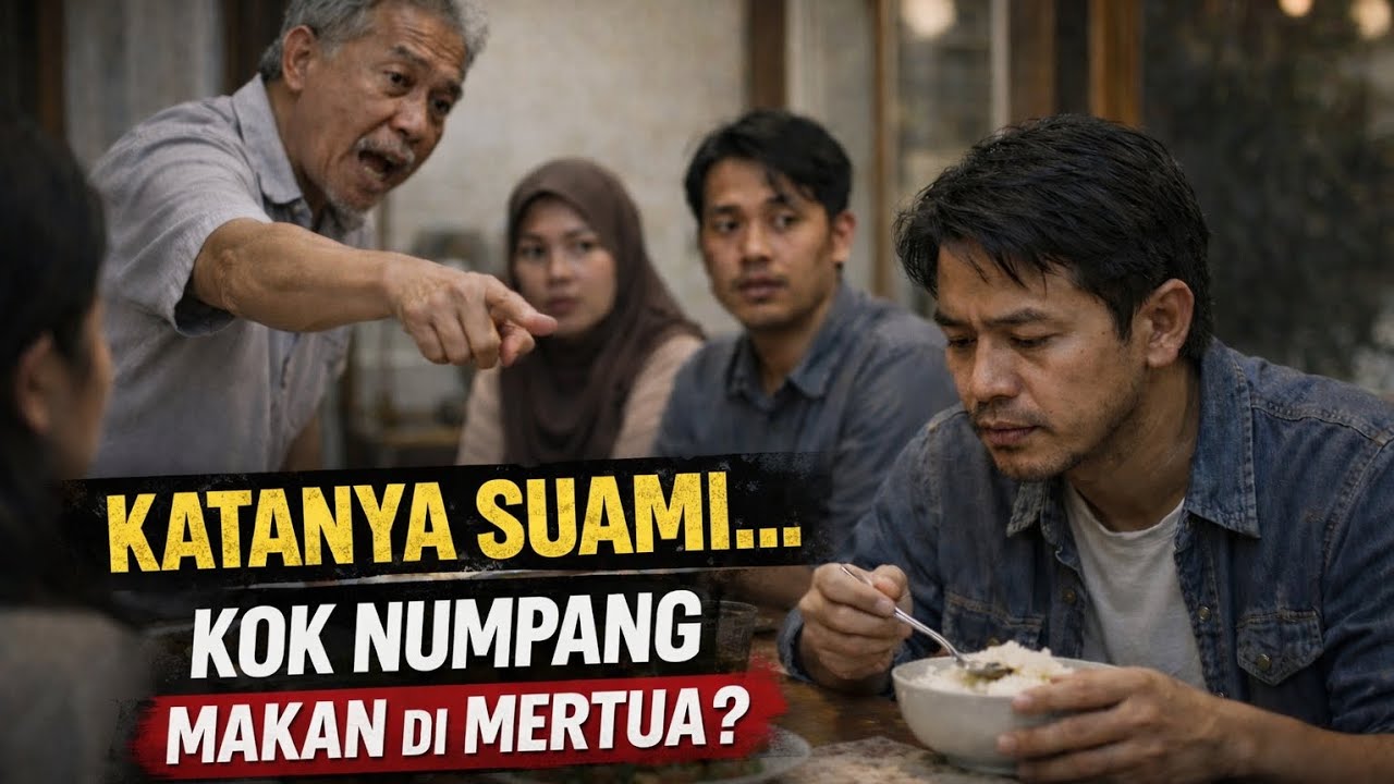 Dihina Numpang Makan di Rumah Mertua, Pria Ini Memilih Diam… Sampai Semua Sadar