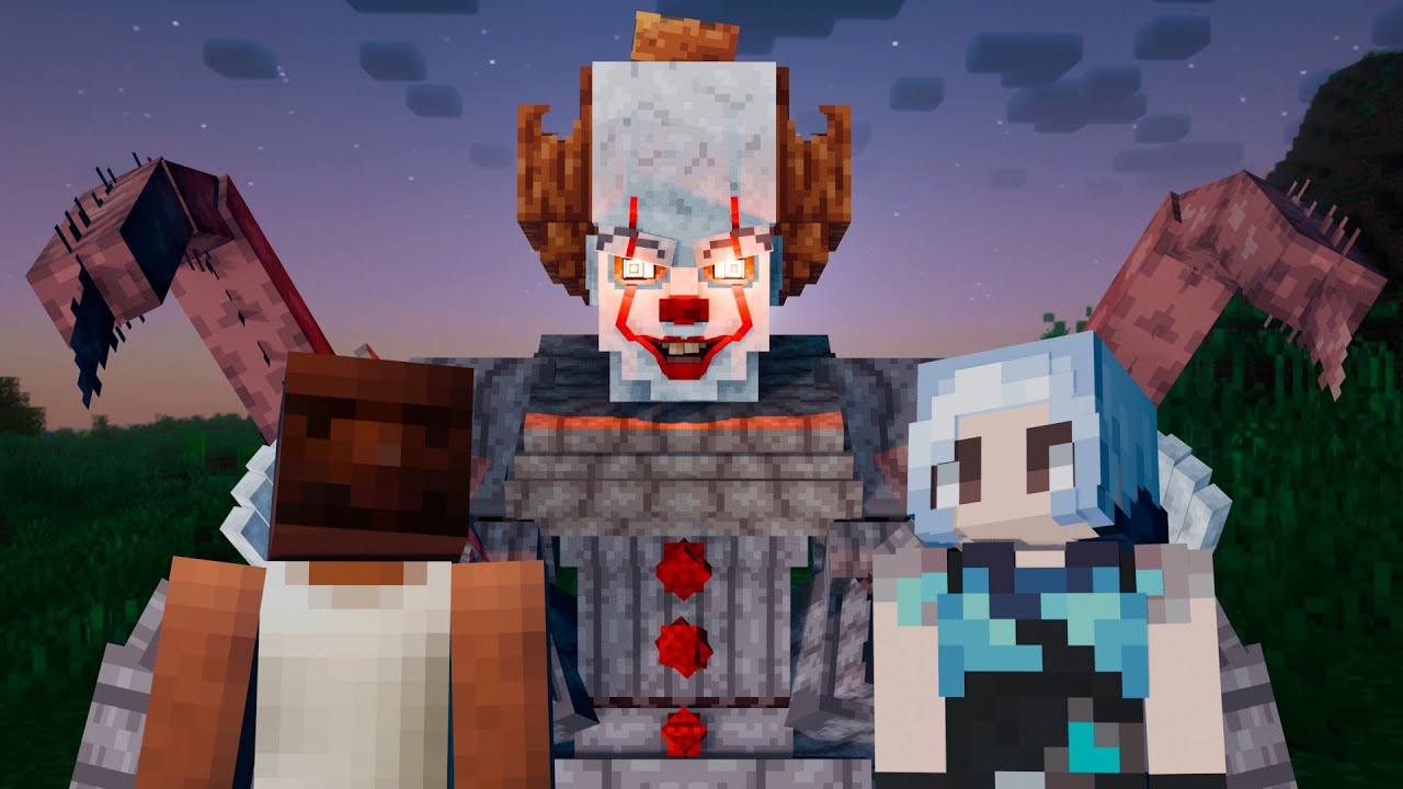 PENNYWISE ENTRA A MI MUNDO DE MINECRAFT 🤡🍓