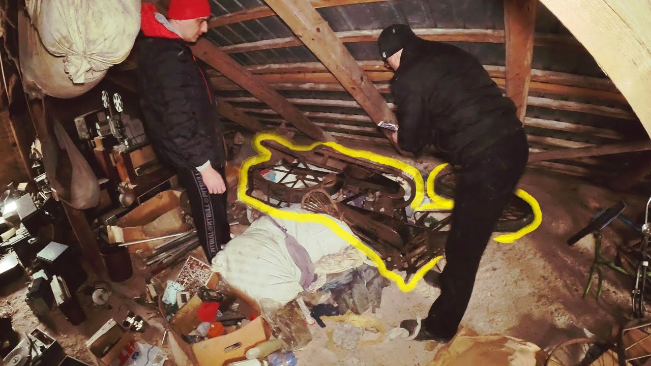 Znaleźli motocykl na zapomnianym strychu! / Prawdziwe skarby z dawnych lat / Sołtys na URBEX-ie