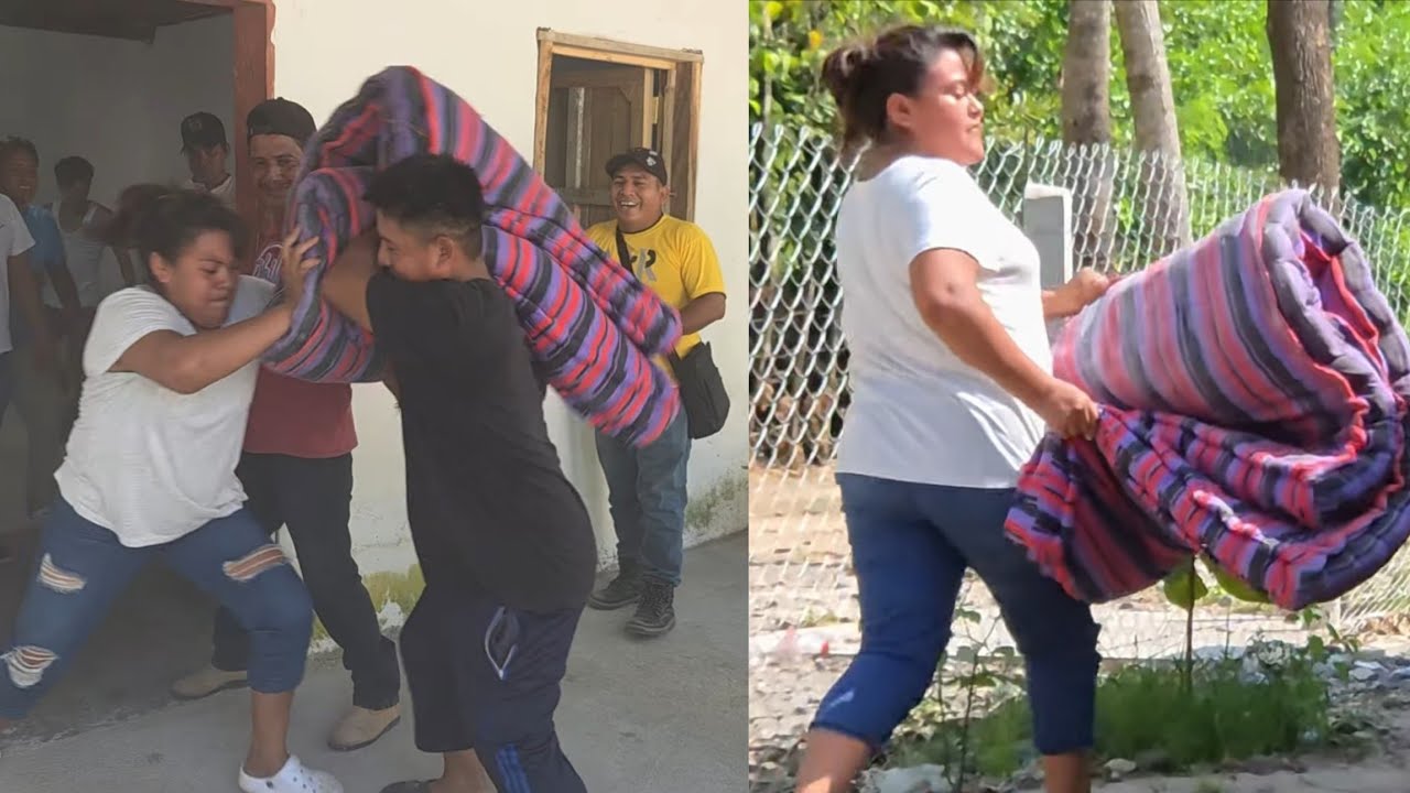 KIMBERLI le tira el colchon y toda la Ropa de PACO a la calle: no lonquieren en el cuarto 😱