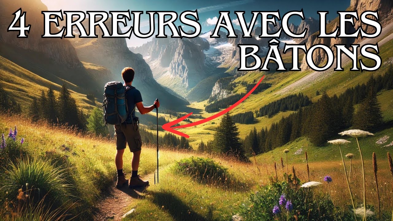 4 ERREURS avec les BÂTONS DE RANDONNÉE