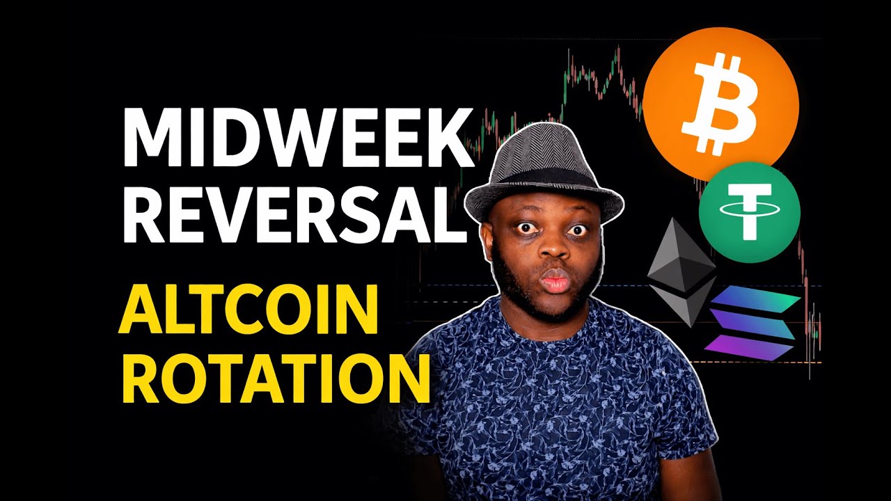Live Crypto Market Structure Analysis: Midweek Reversal | Bitcoin, USDT Dominance & Altcoin Rotation