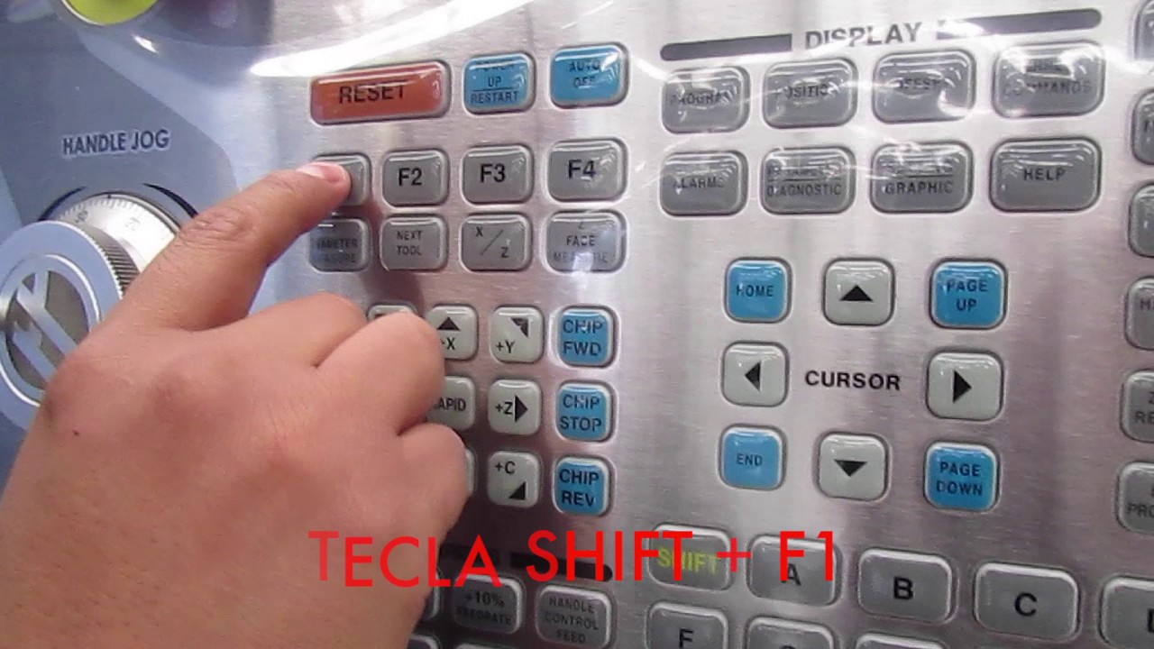 Procedimiento para salvar pantalla en su Control Haas