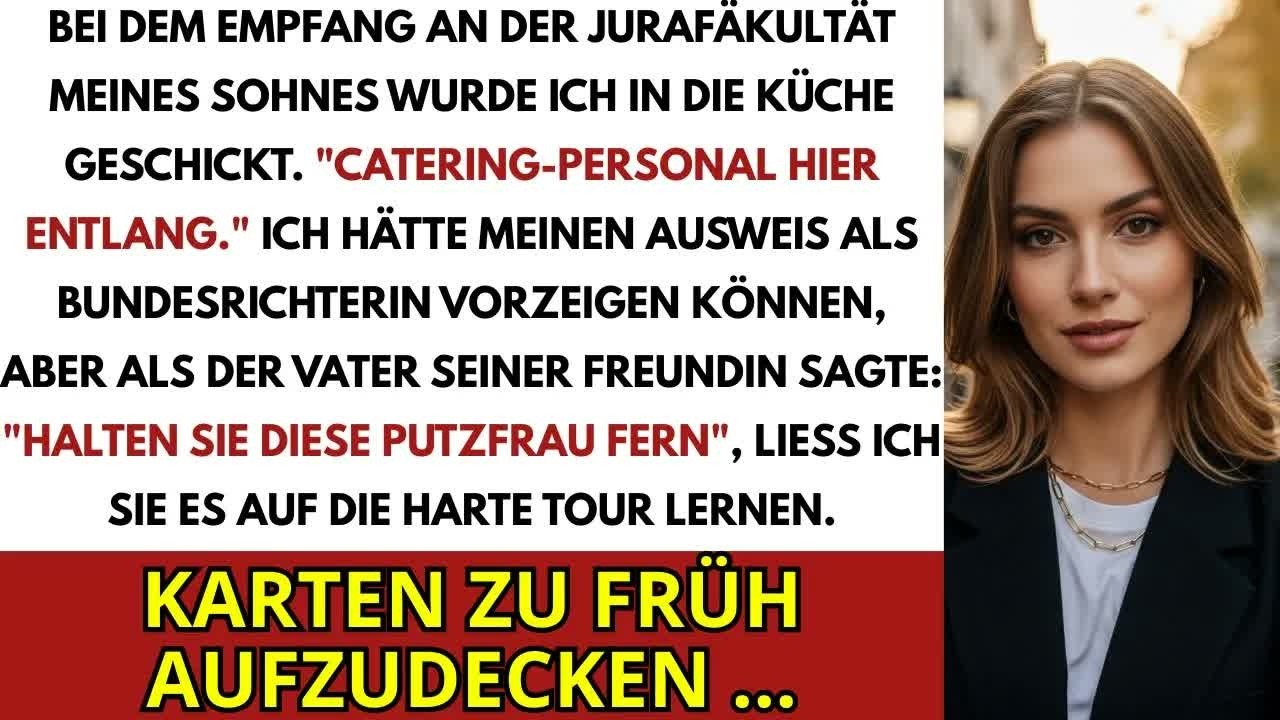 Bei Der Jura Veranstaltung Meines Sohnes Hielten Sie Mich F&uuml;r Personal &ndash; Bis Sie Meinen Namen Al