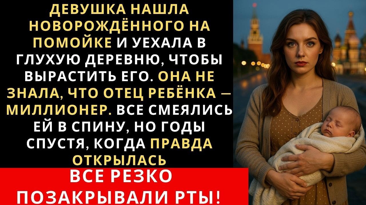 Девушка нашла младенца на помойке и вырастила его уехав в глухую деревню  Она не подозревала, чт