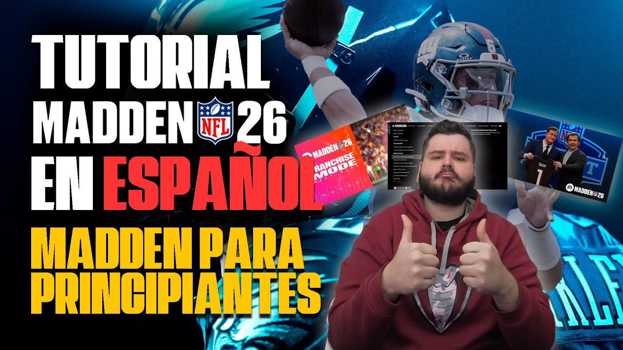 MADDEN EN ESPAÑOL DESDE CERO!! TODO LO QUE NECESITAS PARA EMPEZAR A JUGAR