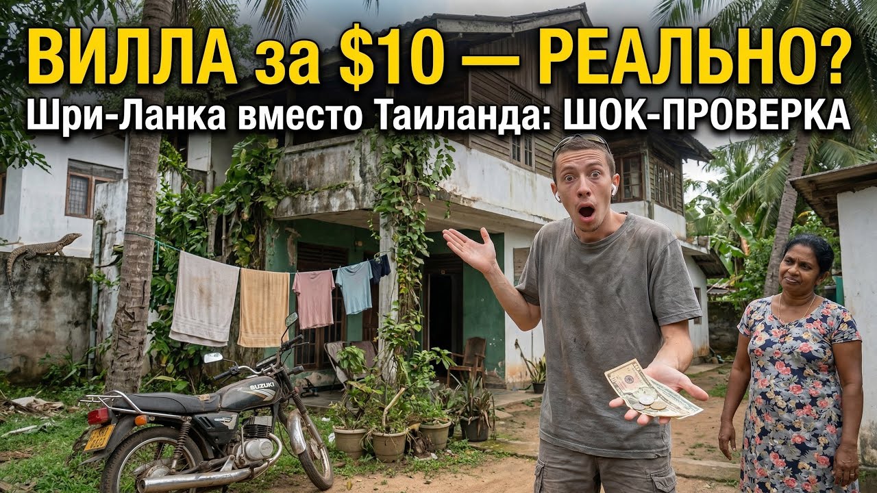 Шри-Ланка превзошла ТАИЛАНД! Живу на Вилле за 10 баксов