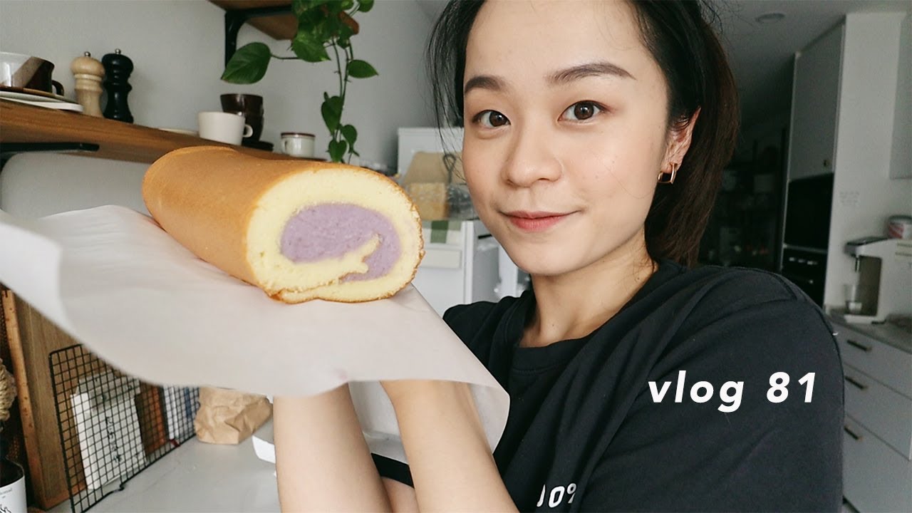 VLOG 81 | 芋泥蛋糕卷 | 饮料囤货分享 | 绣球花养护 | 连吃了好多天外卖 | 最近好看的电视剧 | Belinda Chen | 新加坡日常