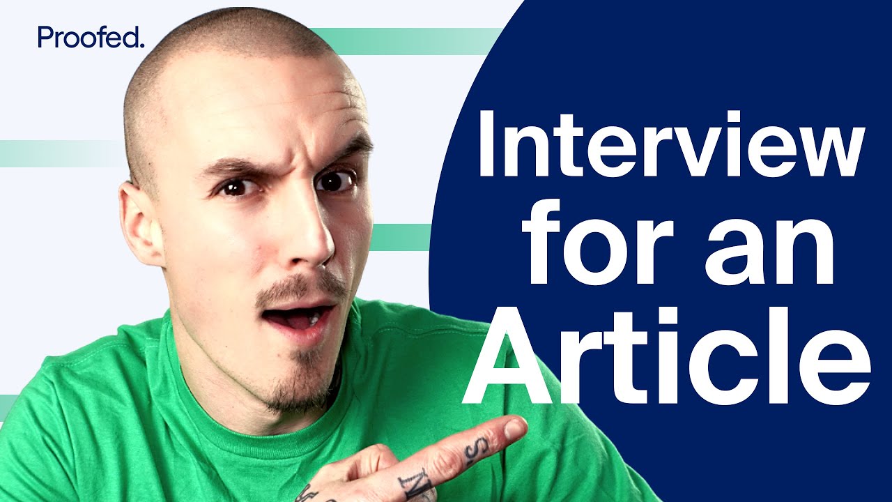 How to Write up an Interview for an Article