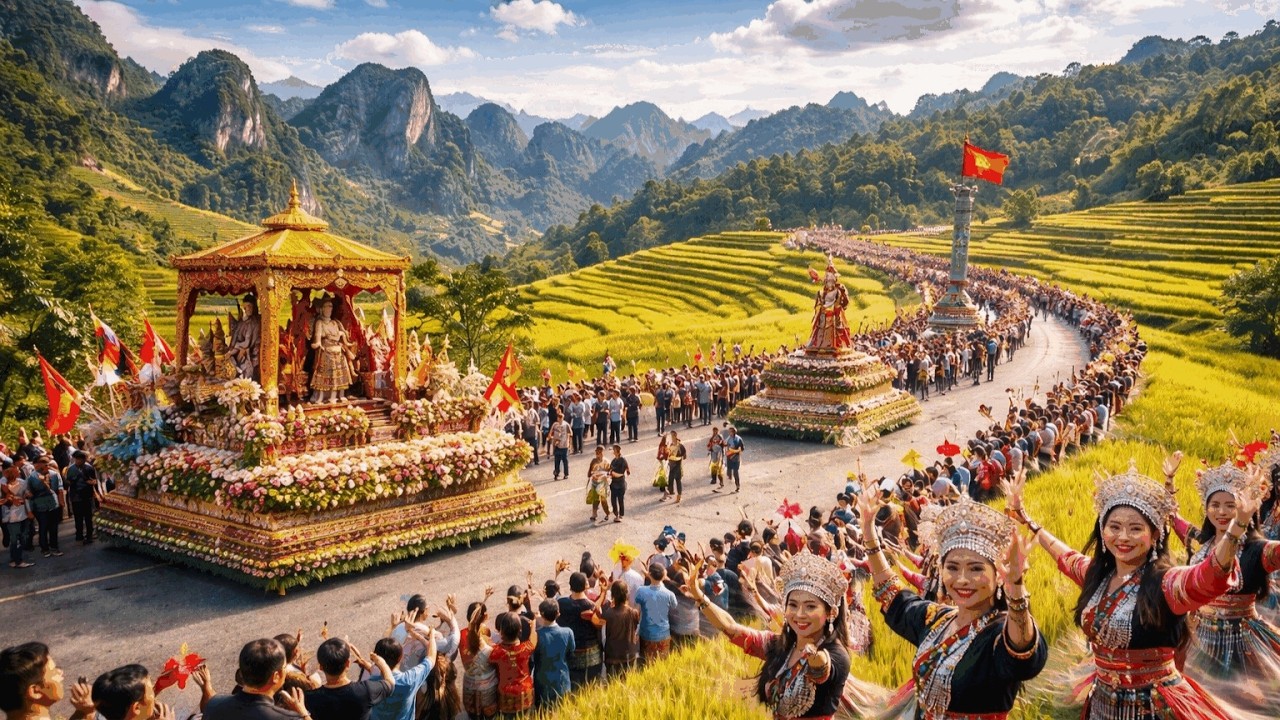Vietnam’s Most Beautiful Parade? Ha Giang 2026 — Ethnic Heritage in the Rice Terraces (4K HDR)(FULL)