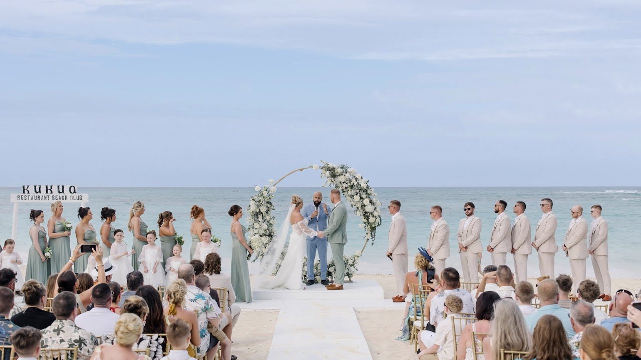Elegant Destination Wedding at Kukua Beach Club | Punta Cana