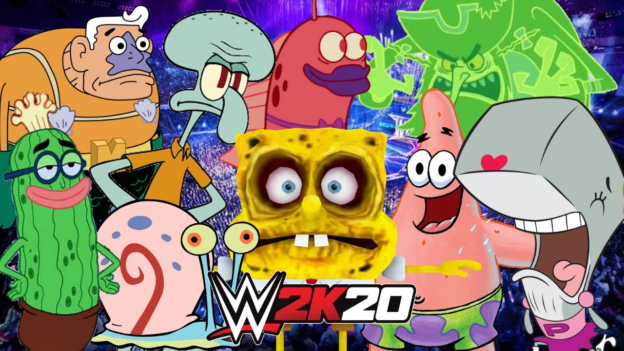 SPONGEBOB SQUAREPANTS | ROYAL RUMBLE WWE 2K20