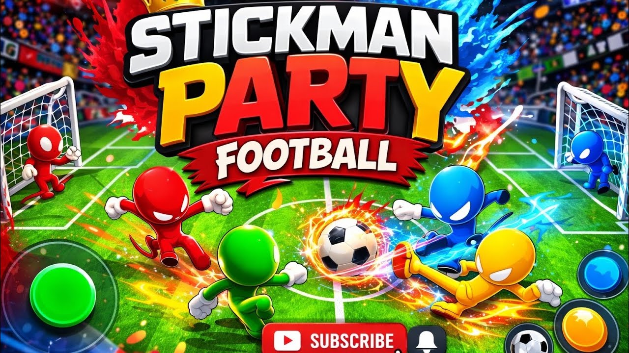 EPIC STICKMAN PARTY FOOTBALL BATTLE! ⚽🔥