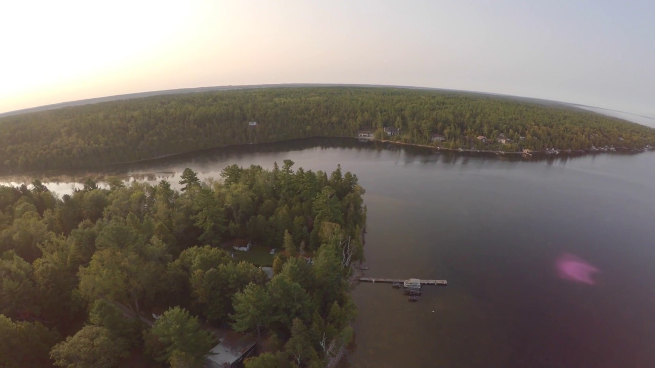 Four Mile Lake - Aerial Drone Footage - XI