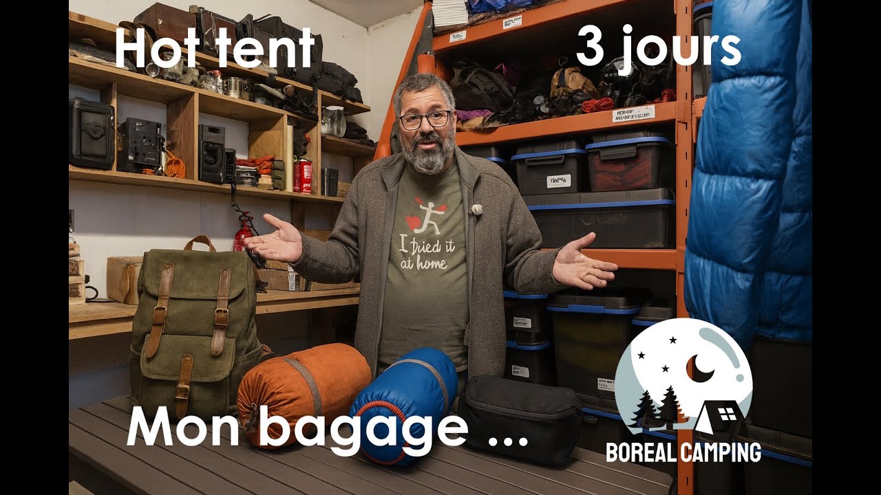 WINTER Hot Tent Camping PREPARATION for a 3 days trip.
