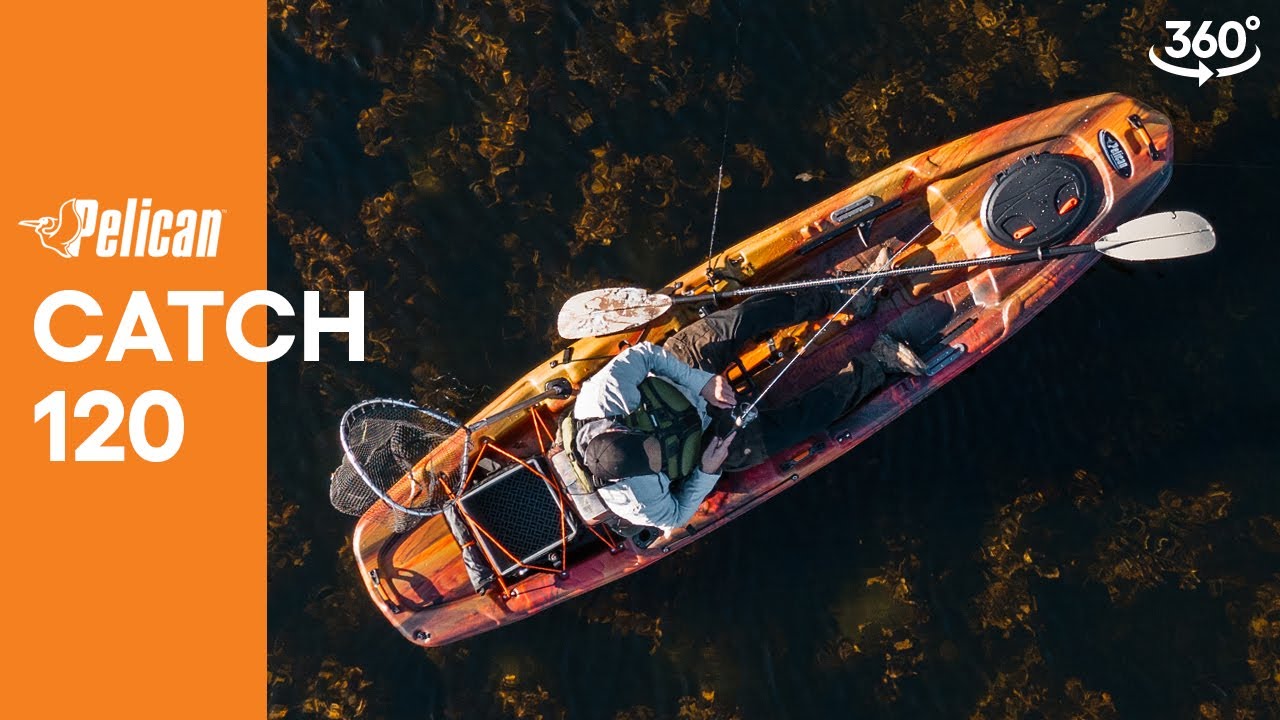 PELICAN | CATCH 120 Fishing Kayak Launch