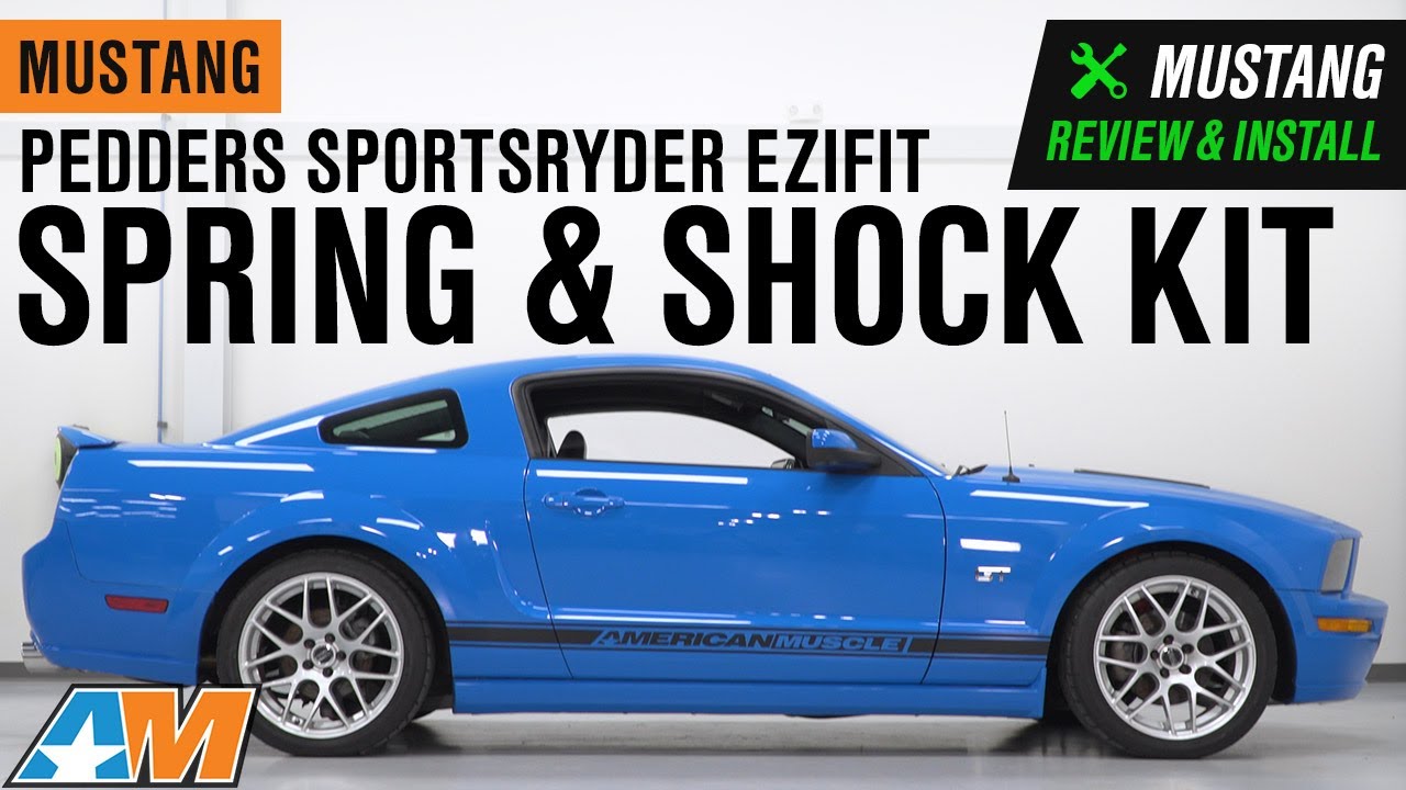 2005-2014 Mustang Pedders SportsRyder EziFit Spring & Shock Kit Review & Install
