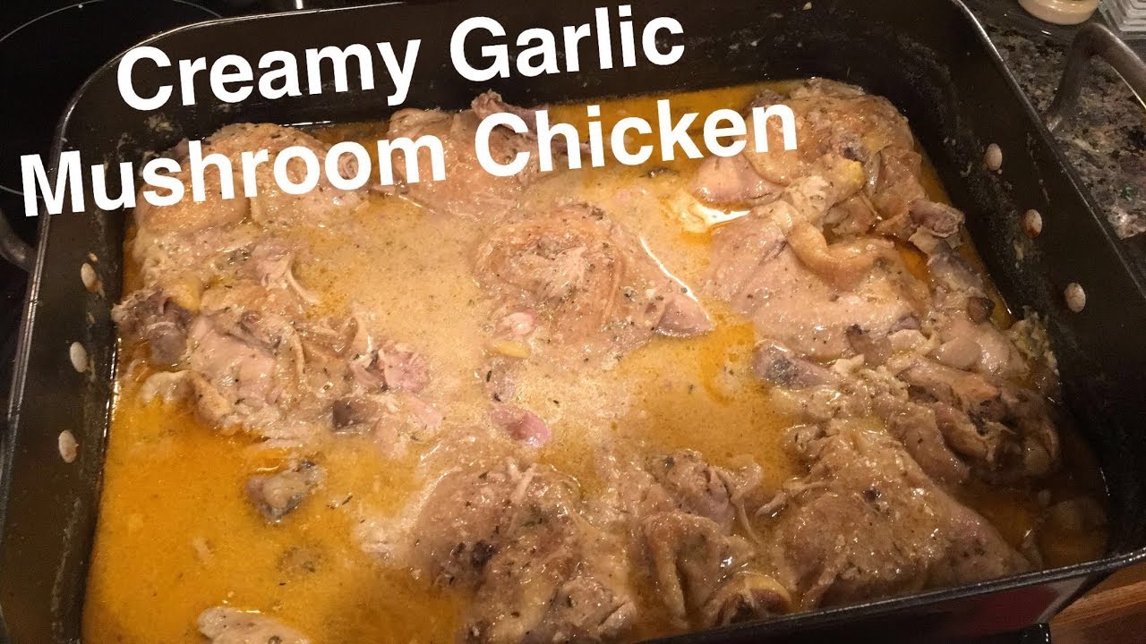How to Make: Creamy Garlic & Mushroom Chicken