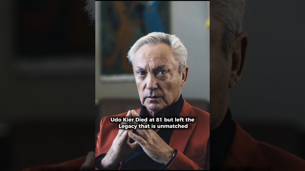 RIP Udo Kier , the legendary German actor, Rest in peace Udo Kier
