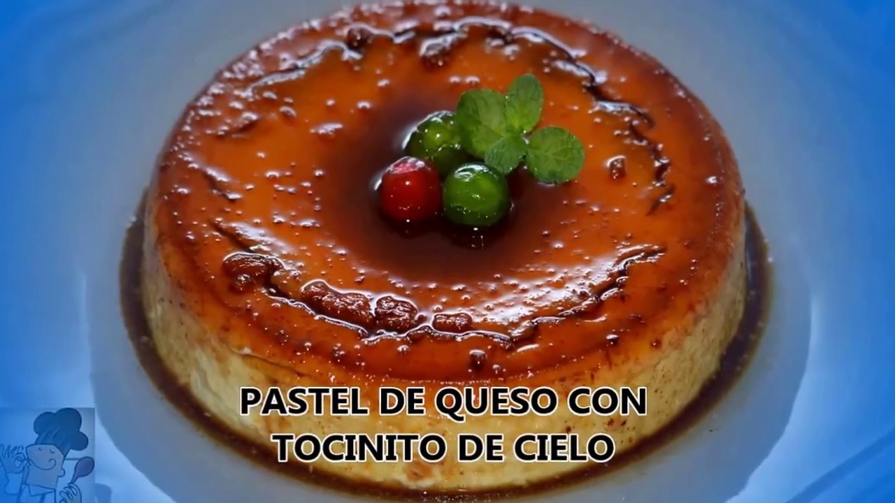 PASTEL DE QUESO CON TOCINITO DE CIELO