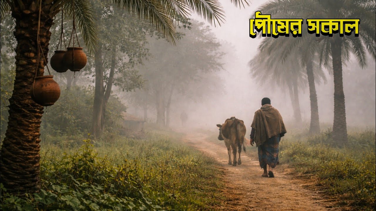 পৌষের সকাল মানেই কুয়াশায় মোড়া গ্রামবাংলা || Rifat Ahmed