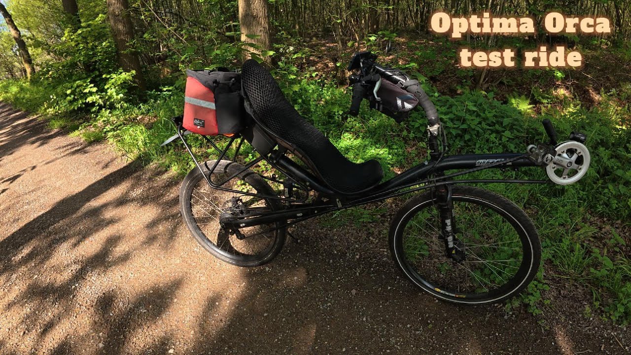 Optima Orca recumbent bike - first test ride