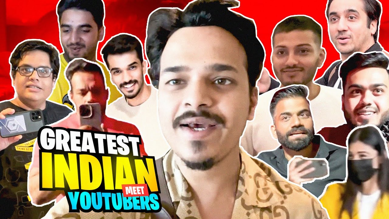 The Greatest Indian YouTube Creators meet