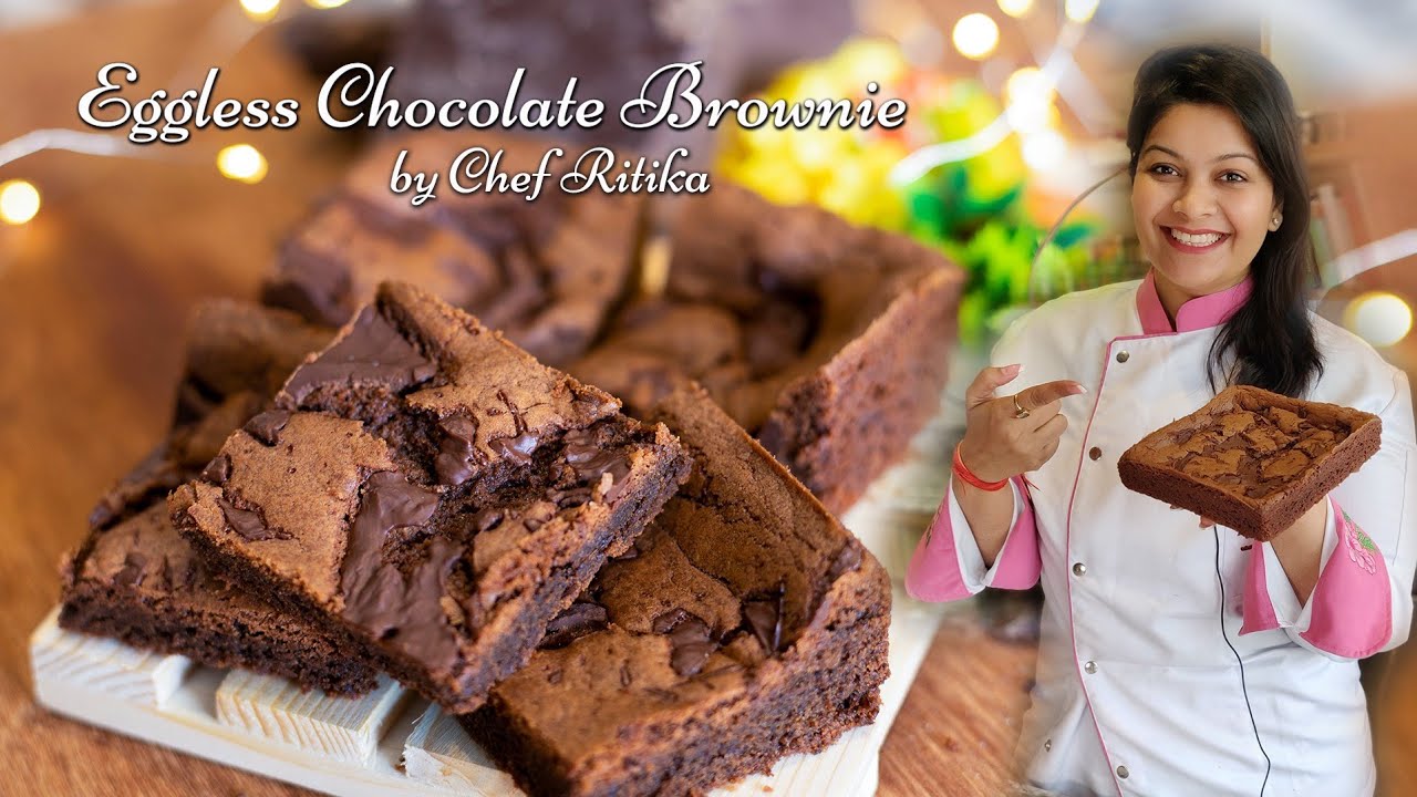 Eggless chocolate brownie