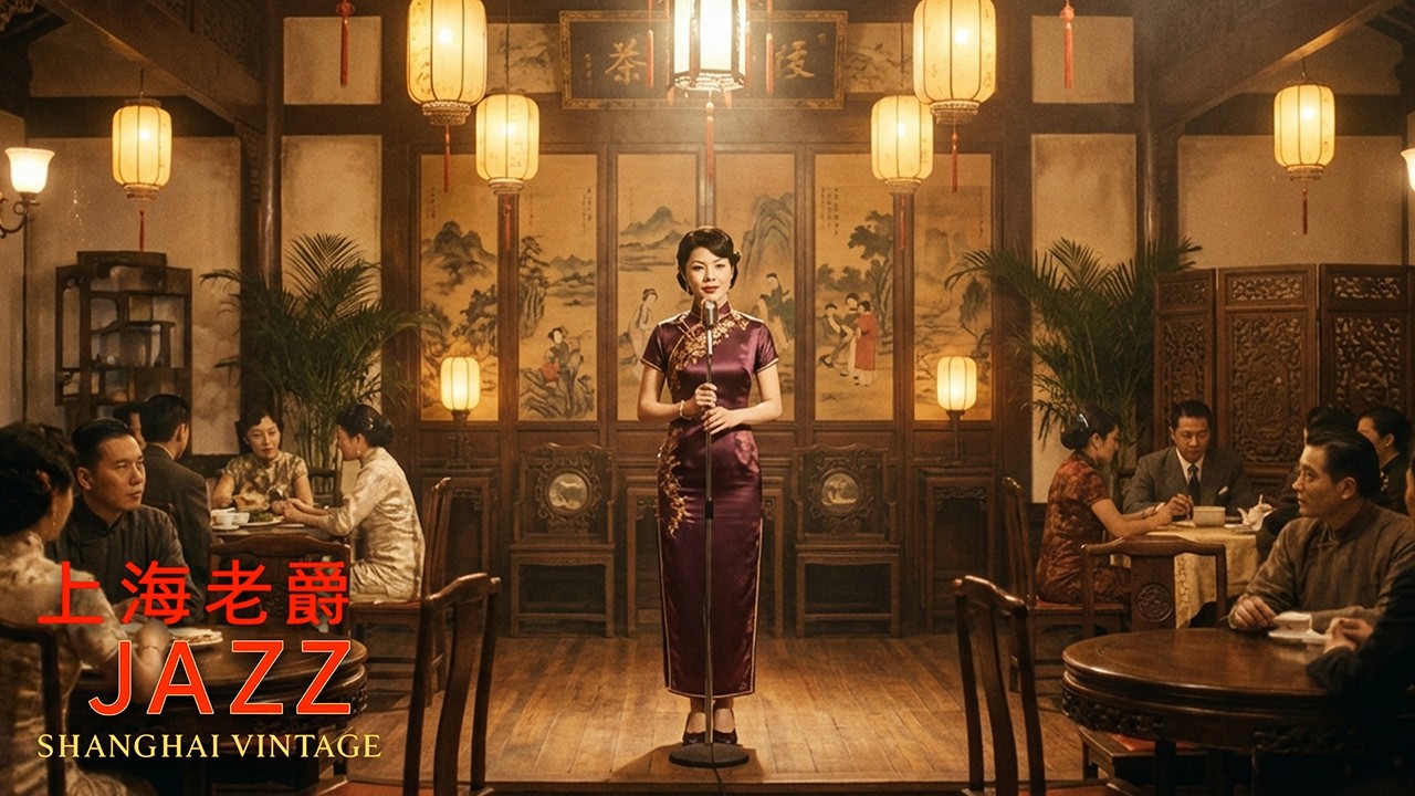 老上海茶館爵士的靜夜旋律（1940–1950）｜Smooth Night Lounge for Relaxed Listening