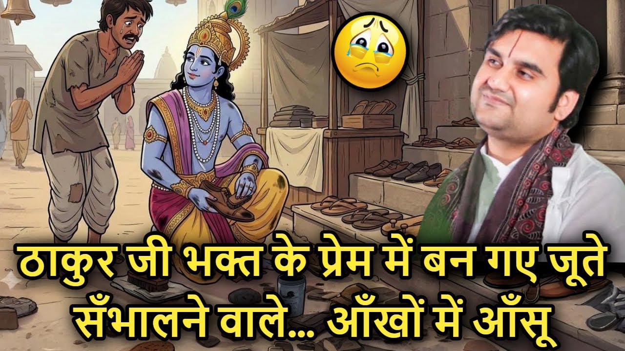 🦚💫 Thakur Ji Bhakt Ke Prem 💕 Mein Ban Gaye Jute Sambhalne Wale… 👟 Sab Hogye Hairan!