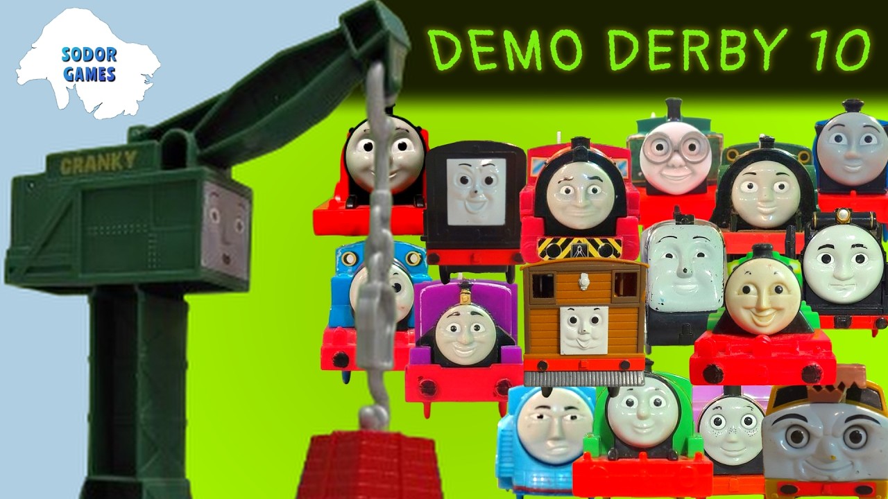 CRAZY Sodor Demolition Derby 10 with Cranky!