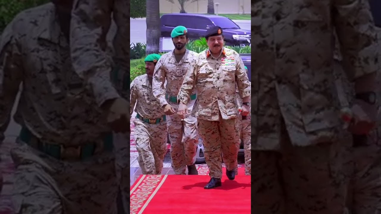 Bahraini King Hamad Visit Bahrain Defence Forces #Oman #WWE #KSA #UAE #Bah #Iraq #Pak #India#USA #UK