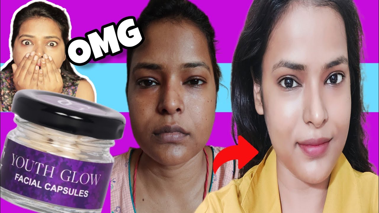 OMG I Applied Youth glow Facial Capsule On My Face | How Is Youth Glow Facial Capsule | Shinny Roops