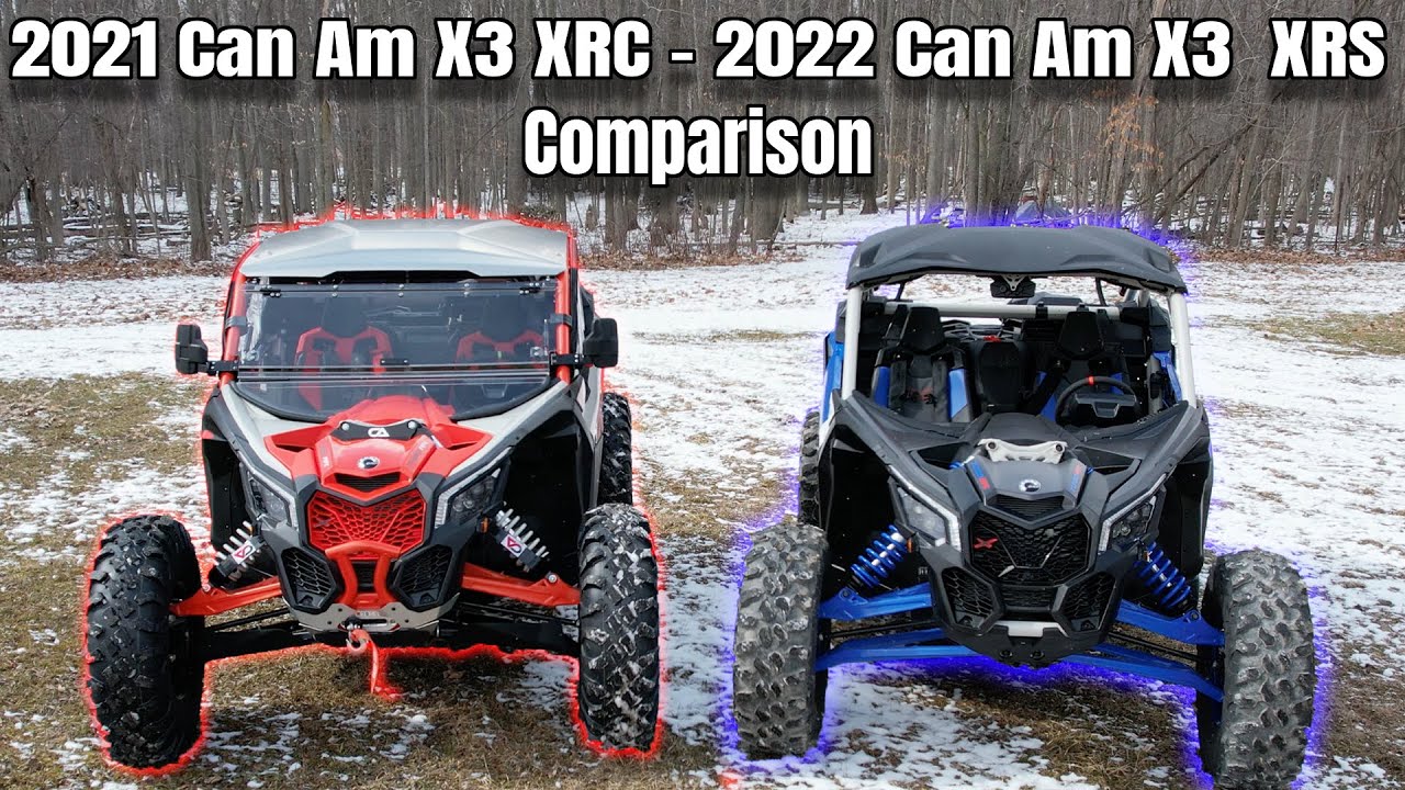 2021 X3 XRC VS 2022 X3 XRS SS Comparison