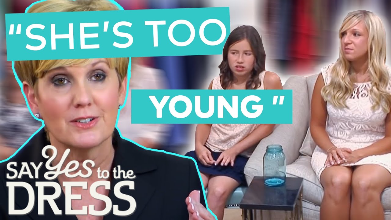 Opinionated 12-Year-Old Takes Over The Bridesmaids Appointment! | Say Yes to the Dress: Bridesmaids