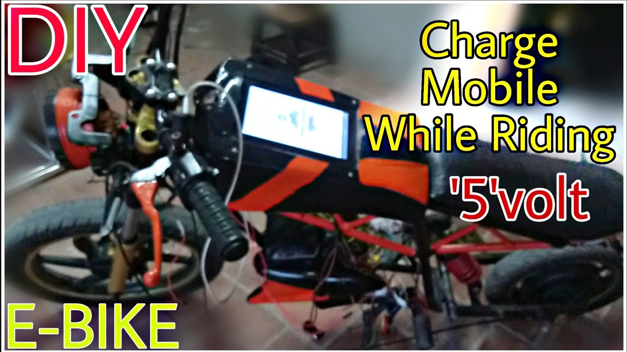 Charge your mobile while riding bike | DIY CHARGER