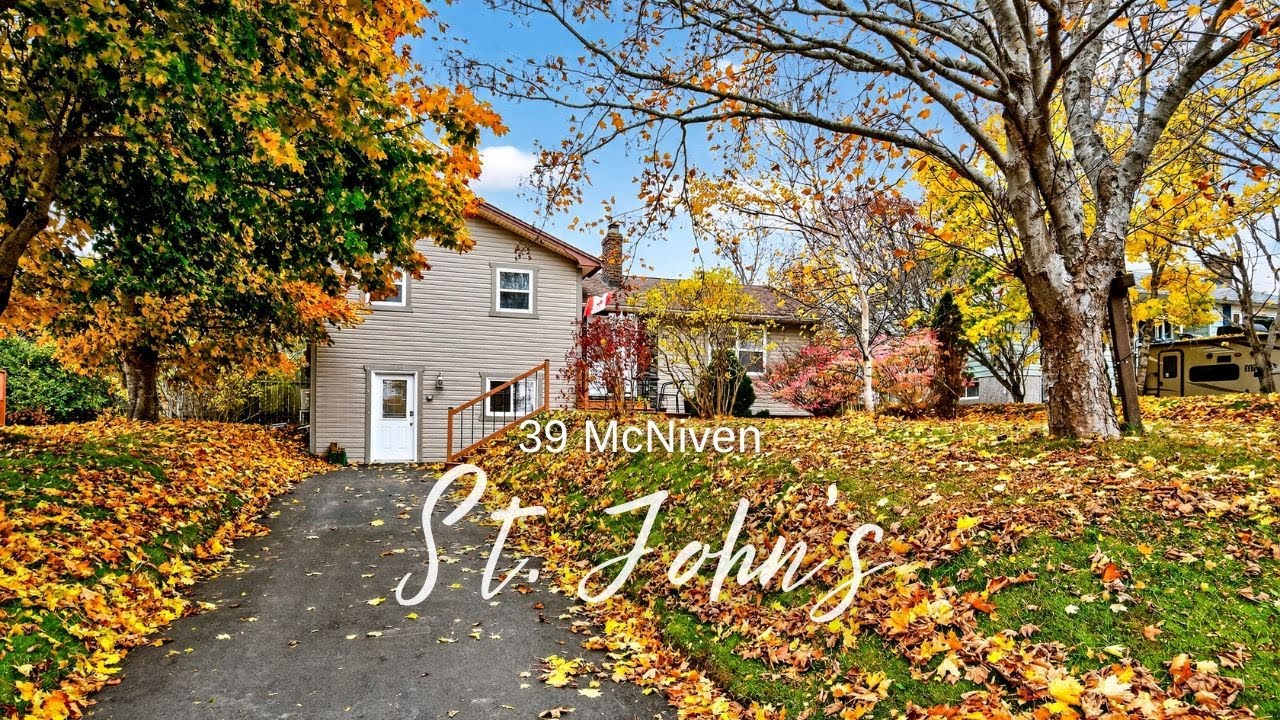 Home for Sale 39 McNiven Plc. St.John's NL