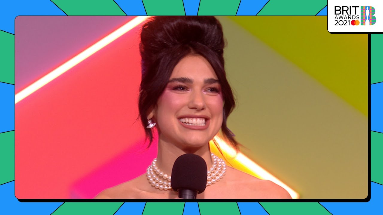 Dua Lipa wins Female Solo Artist | The BRIT Awards 2021