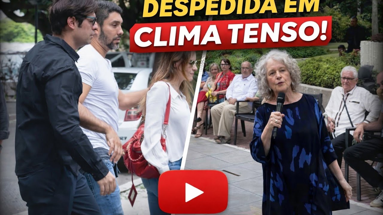 Último Adeus: Deborah Evelyn e famosos marcam presença no velório de Dennis Carvalho