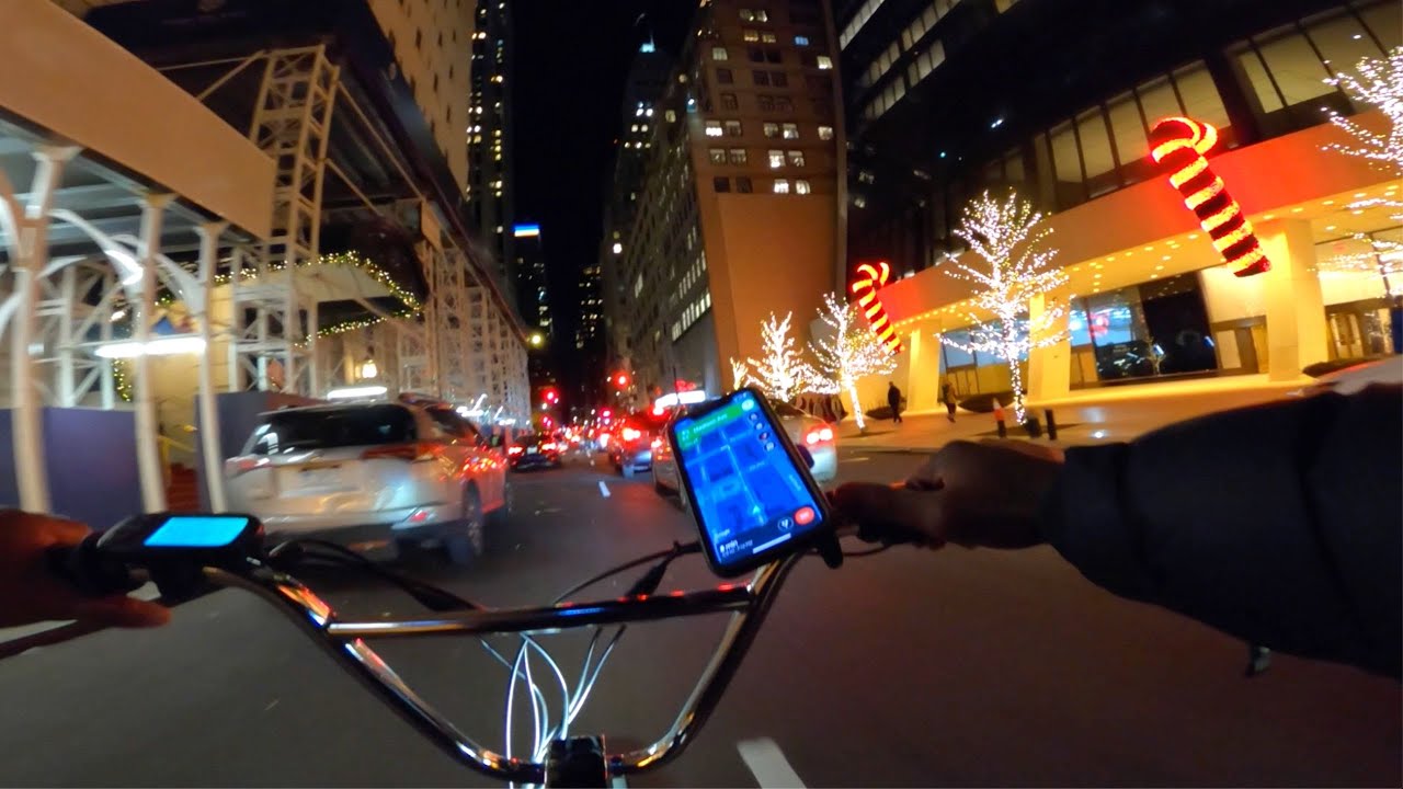 Holiday Season Night Time Deliveries NYC