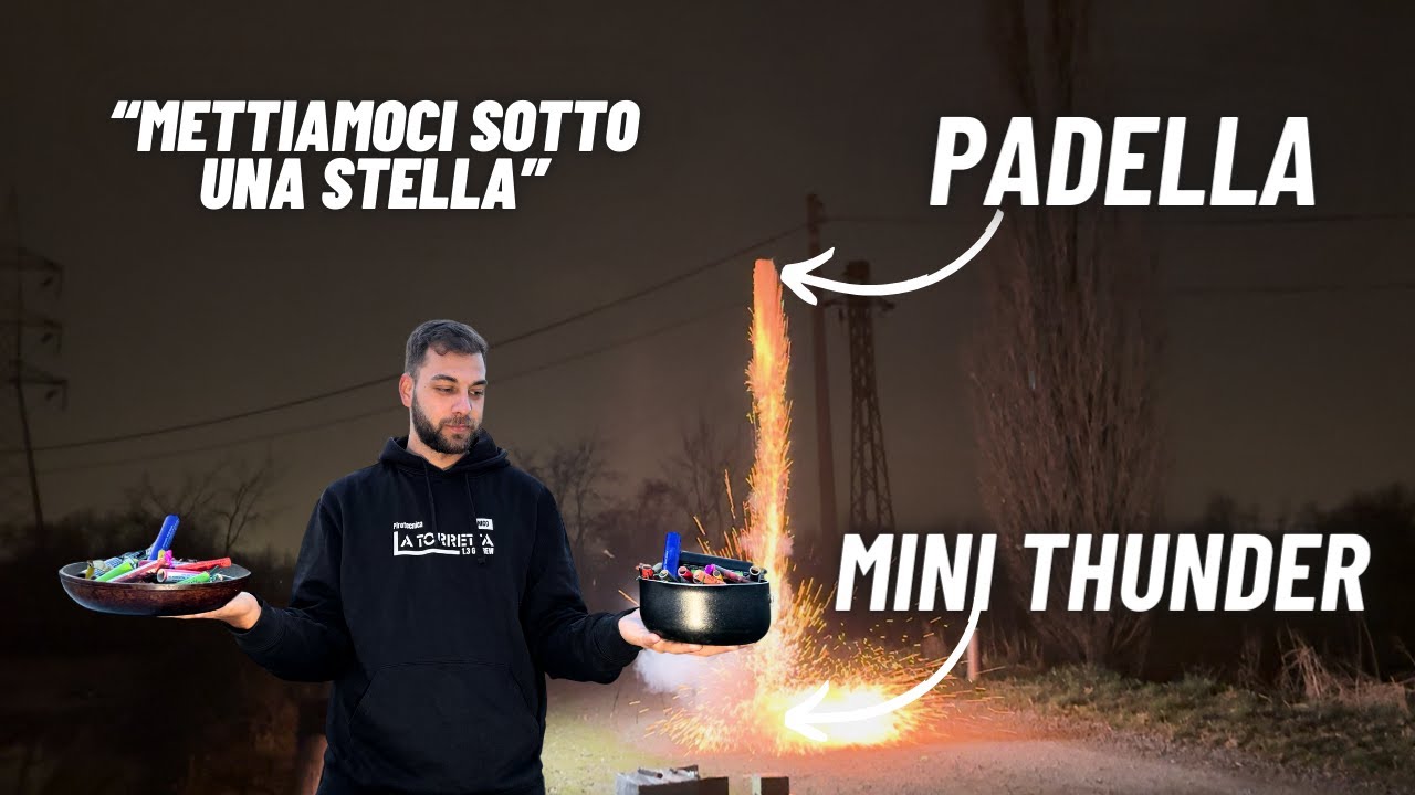 SPARIAMO I PETARDI SOTTO LE PENTOLE e le facciamo VOLARE OLTRE I 30 METRI - Mini Thunder assurdo!