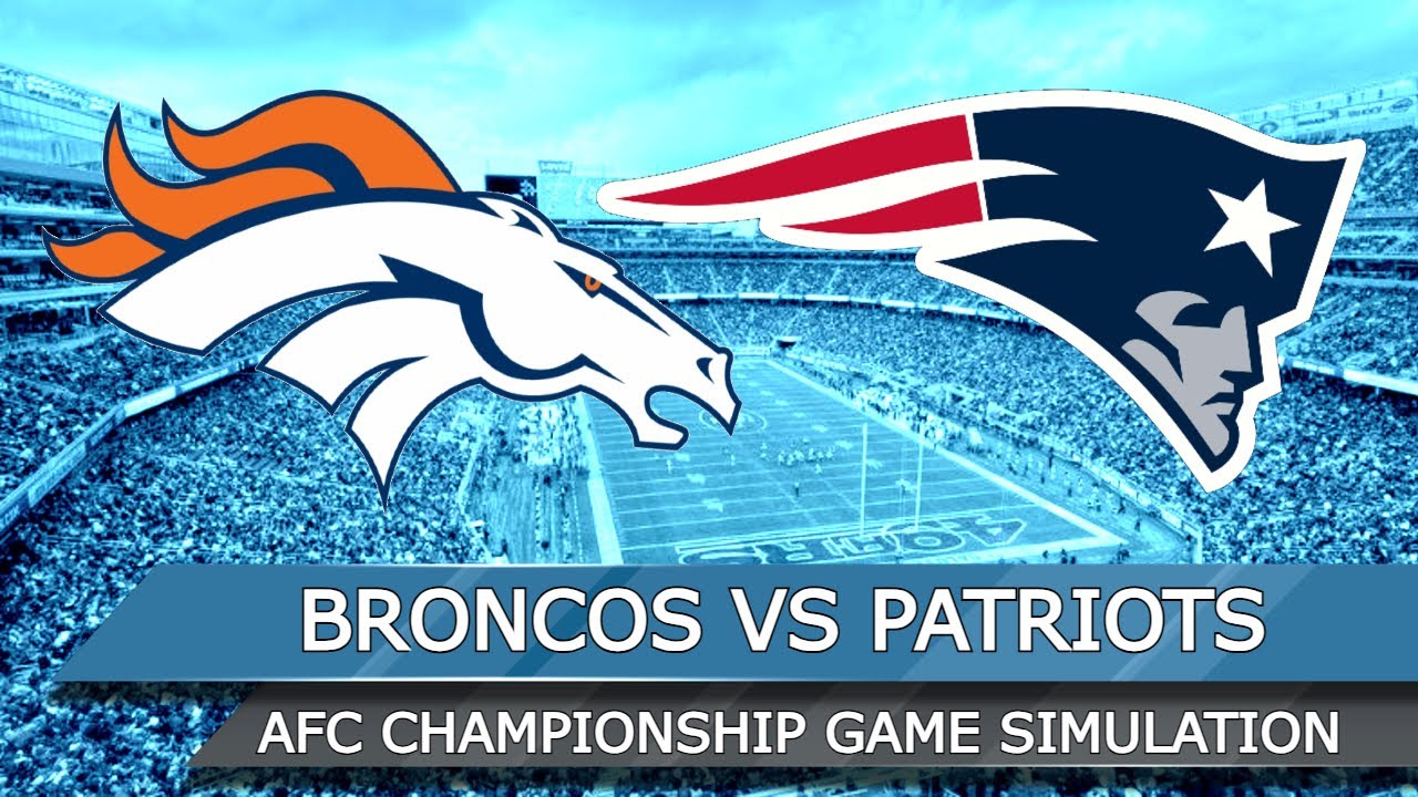 Denver Broncos vs New England Patriots - AFC Championship Game Full Game Highlights (Madden 26 Sim)