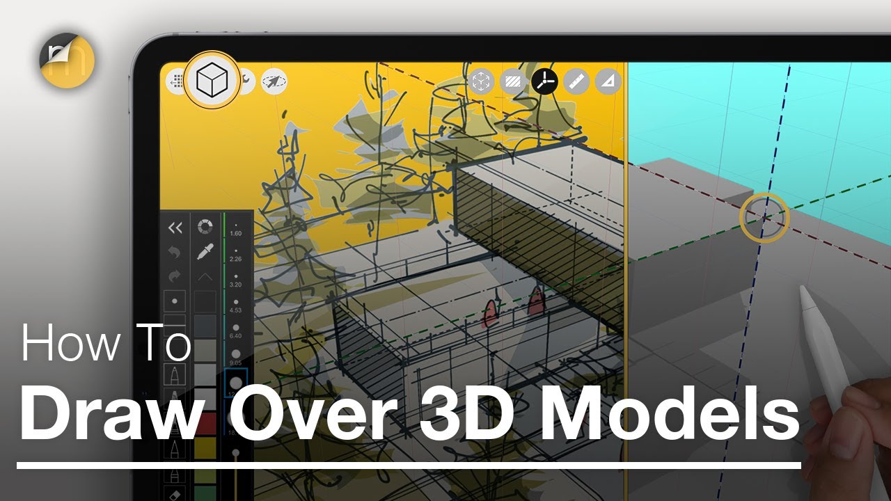 This Tool Lets You Sketch Over Live 3D Models – Architects, Landscape & Interiors