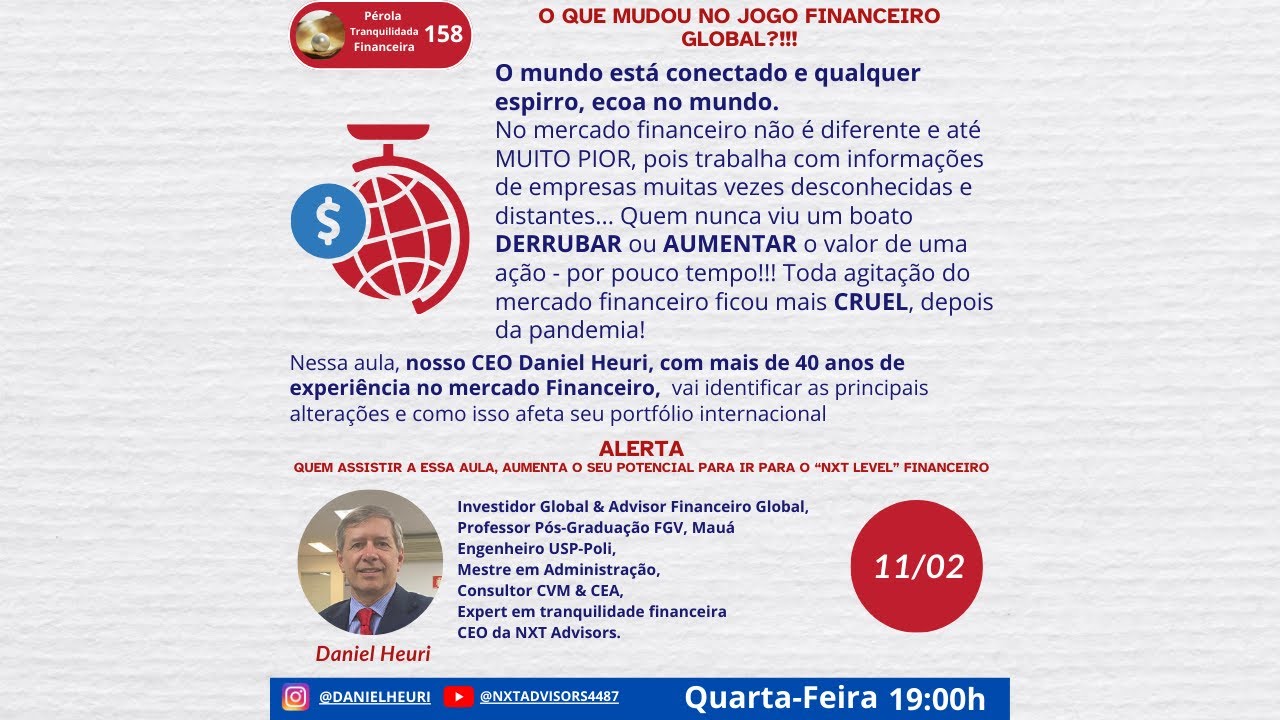 PTF# 158 – O que mudou no jogo financeiro global? 📱