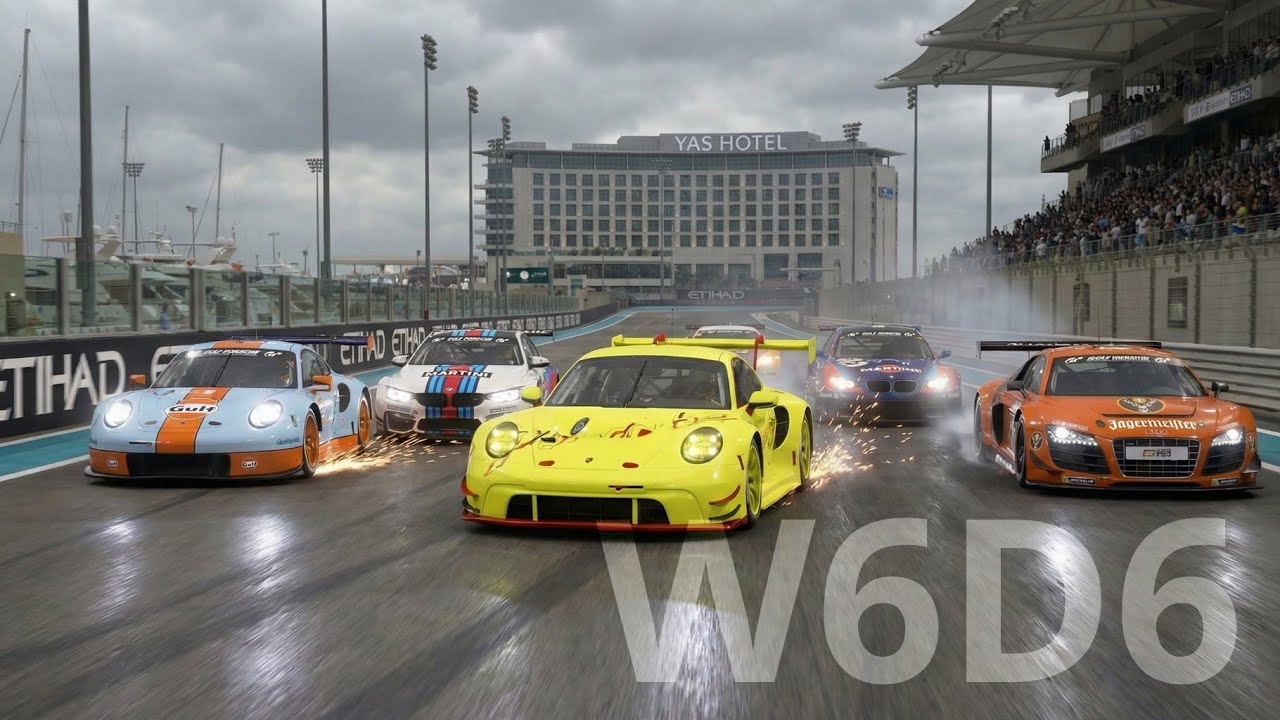 W6D6 -- GT7 Daily Race C: Yas Marina (Gr.3) — возвращаемся на Porsche | PS5 Pro