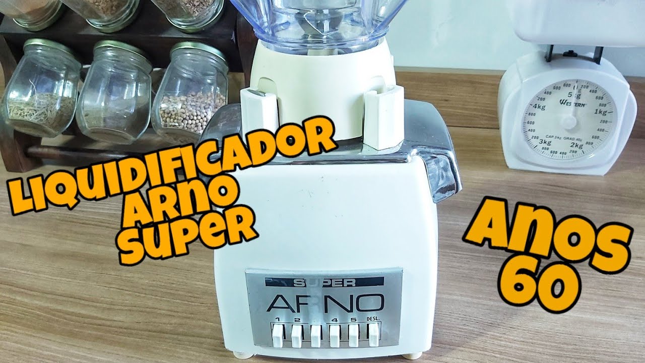 LIQUIDIFICADOR ARNO MODELO SUPER LR, ANOS 60.